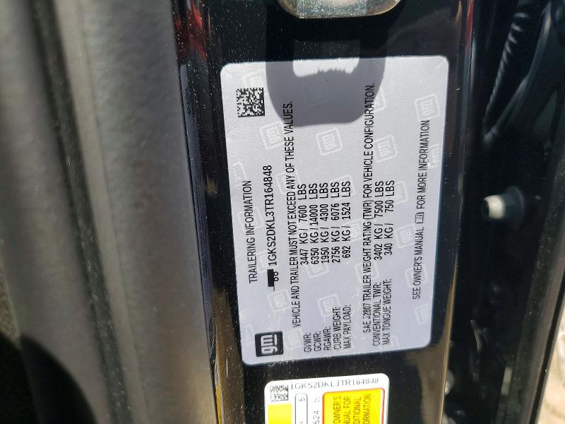 2026 Gmc Yukon მანქანა იყიდება აუქციონზე, vin: 1GKS2DKL3TR164848, აუქციონის ნომერი: 56802116