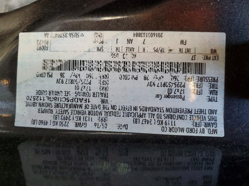Aukcja sprzedaży 2016 Ford C-max, vin: 1FADP5CU8GL112570, numer aukcji: 58572906