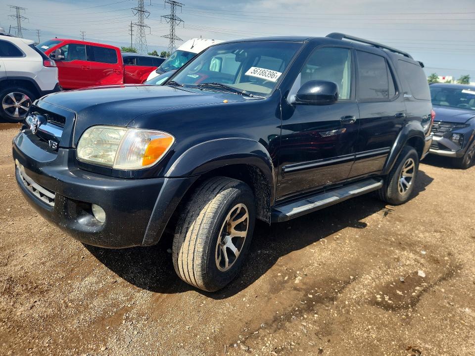 56186396 :رقم المزاد ، 5TDBT48A66S275284 vin ، 2006 Toyota Sequoia مزاد بيع