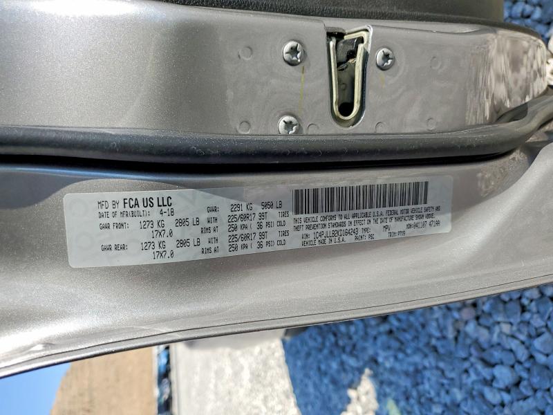 Aukcja sprzedaży 2019 Jeep Cherokee, vin: 1C4PJLLB2KD164243, numer aukcji: 57876846