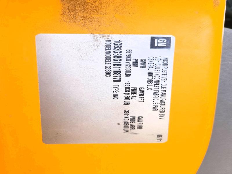 Продажа на аукционе авто 2011 Thomas Minotour G3500, vin: 1GB3G3BG1B1168770, номер лота: 55871376