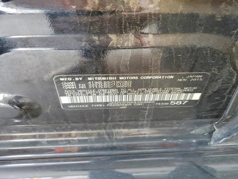 Продаж на аукціоні авто 2016 Mitsubishi Lancer, vin: JA32V2FW3GU003607, номер лоту: 59100036