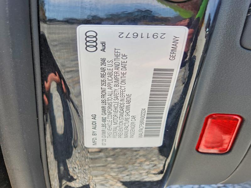 Aukcja sprzedaży 2024 Audi A5, vin: WAUFACF58RA002224, numer aukcji: 57574706