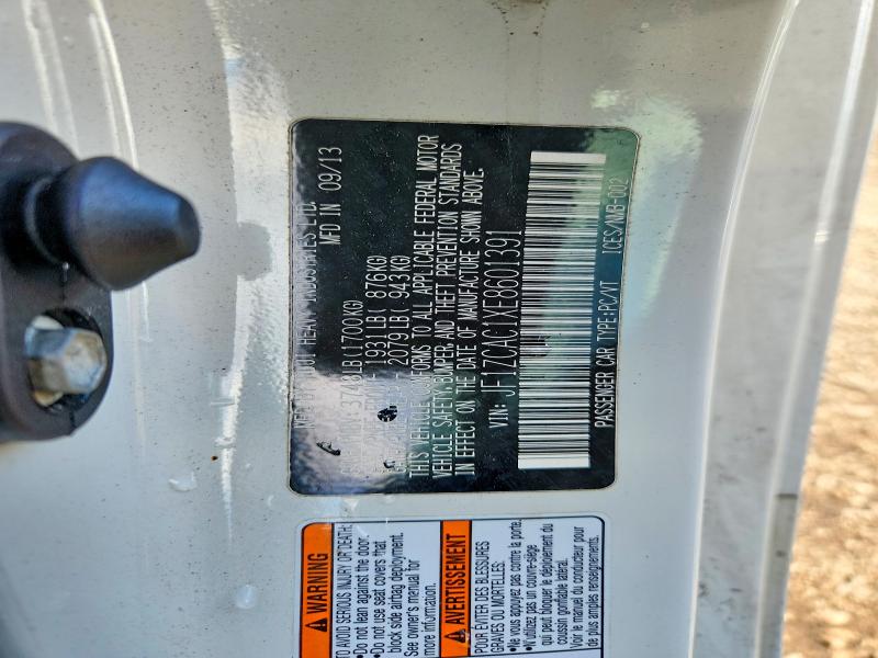 Aukcja sprzedaży 2014 Subaru Brz, vin: JF1ZCAC1XE8601391, numer aukcji: 55234596