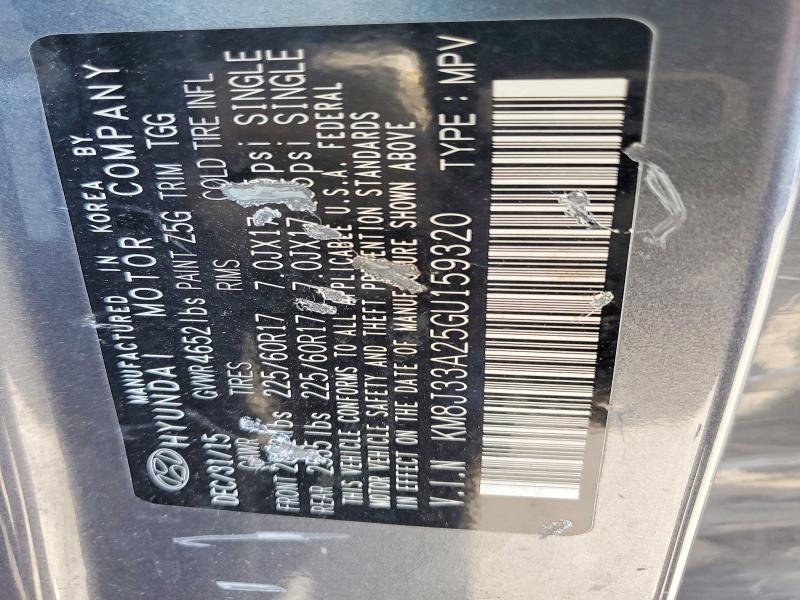 Продаж на аукціоні авто 2016 Hyundai Tucson, vin: KM8J33A25GU159320, номер лоту: 58771966