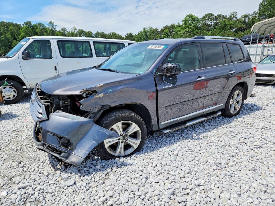 2012 Toyota Highlander მანქანა იყიდება აუქციონზე, vin: 5TDYK3EH2CS053250, აუქციონის ნომერი: 57416106