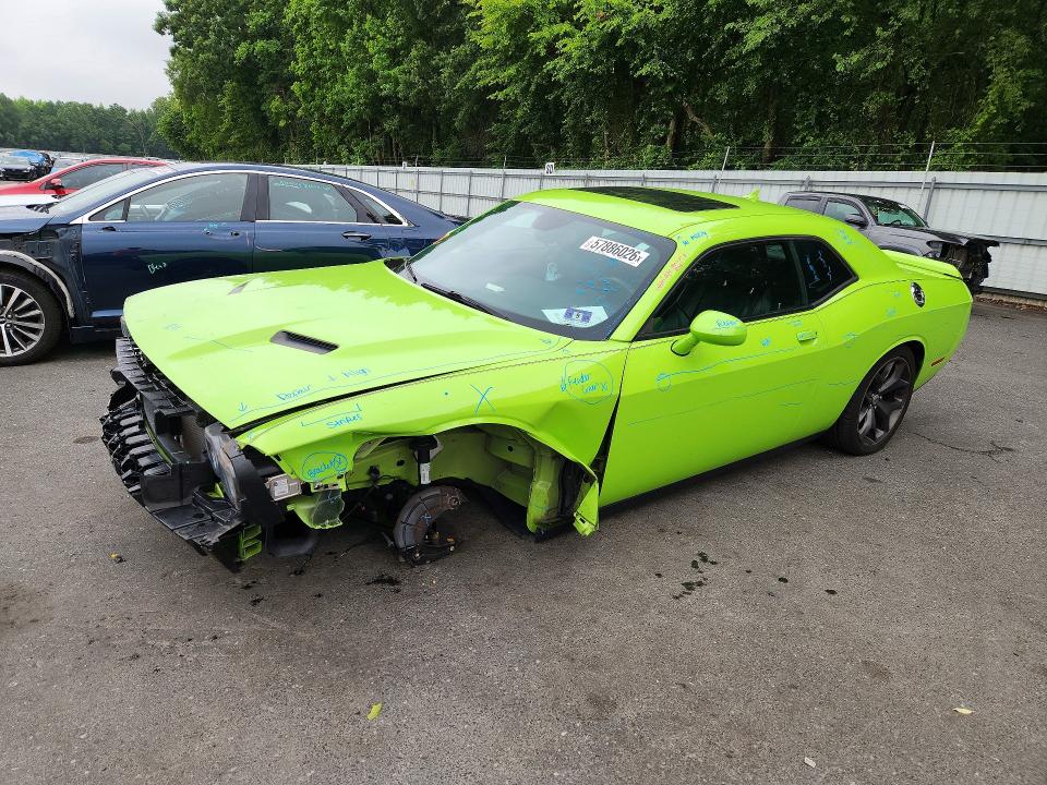 57886026 :رقم المزاد ، 2C3CDZAG6KH642744 vin ، 2019 Dodge Challenger مزاد بيع