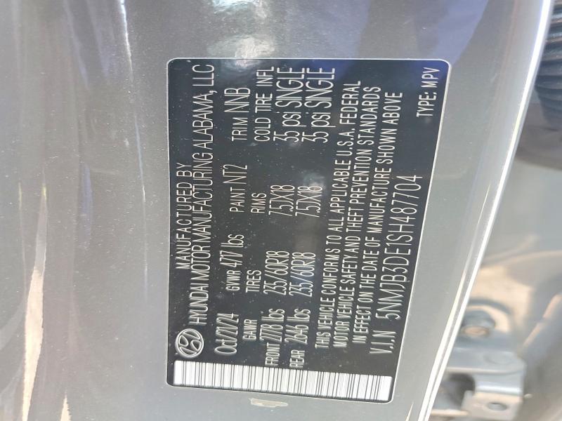 Продаж на аукціоні авто 2025 Hyundai Tucson, vin: 5NMJB3DE1SH487704, номер лоту: 56501766