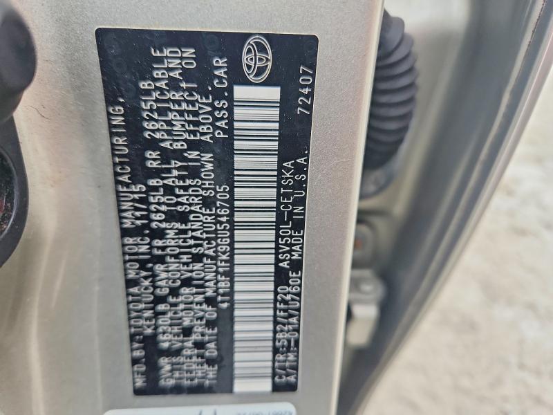 2016 Toyota Camry მანქანა იყიდება აუქციონზე, vin: 4T1BF1FK9GU546705, აუქციონის ნომერი: 56474326