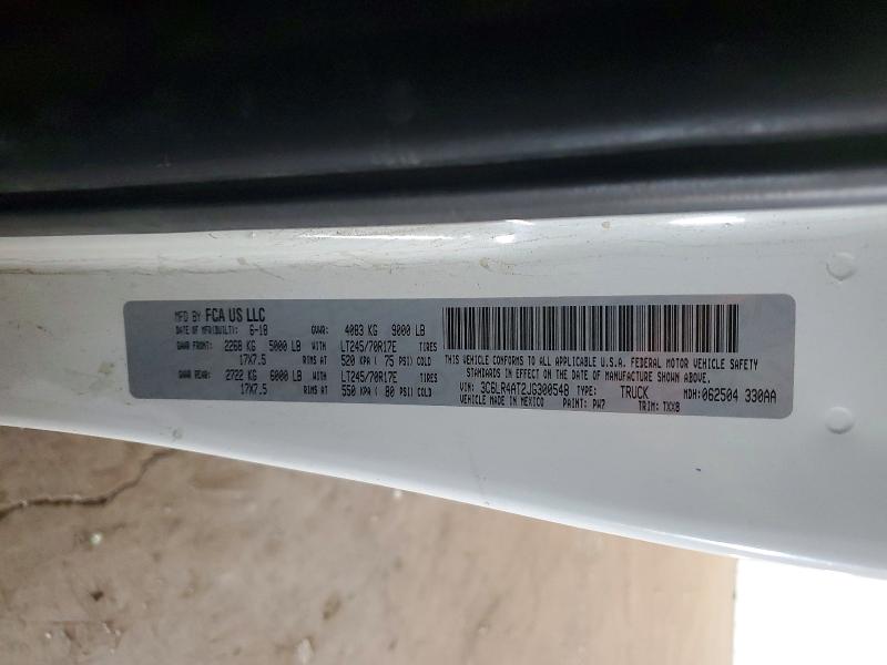 Продажа на аукционе авто 2018 Ram 2500, vin: 3C6LR4AT2JG300548, номер лота: 55391106