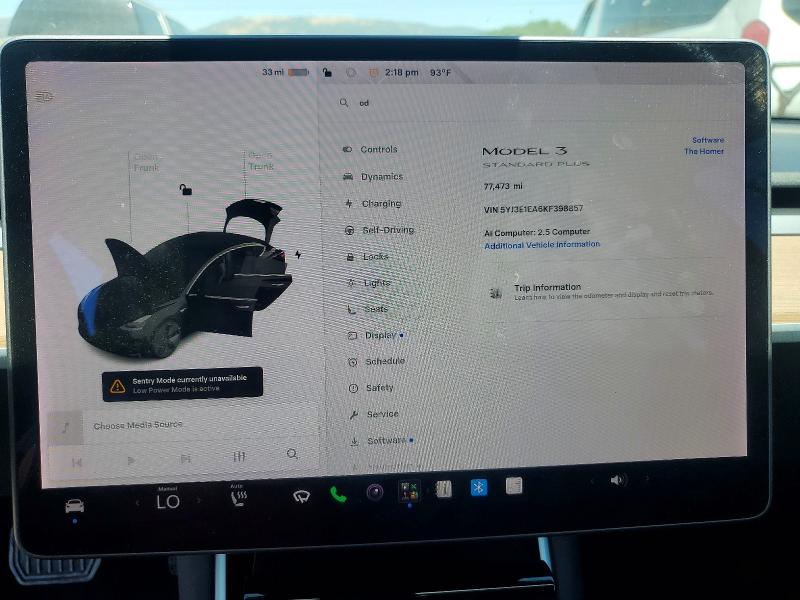 Продажа на аукционе авто 2019 Tesla Model 3, vin: 5YJ3E1EA6KF398857, номер лота: 58491966