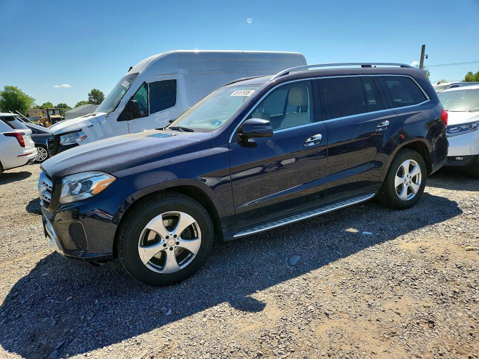 55151936 :رقم المزاد ، 4JGDF6EE5HA881058 vin ، 2017 Mercedes-benz Gls مزاد بيع