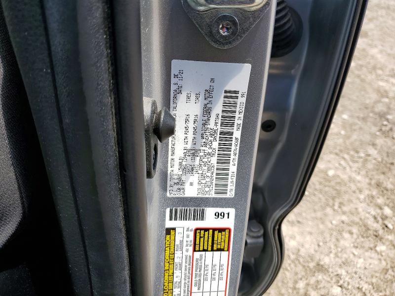 Aukcja sprzedaży 2022 Toyota Tacoma, vin: 3TMCZ5AN2NM463367, numer aukcji: 58446566