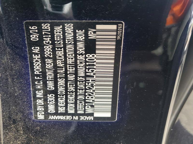 Продаж на аукціоні авто 2017 Porsche Cayenne, vin: WP1AB2A25HLA51108, номер лоту: 56992136