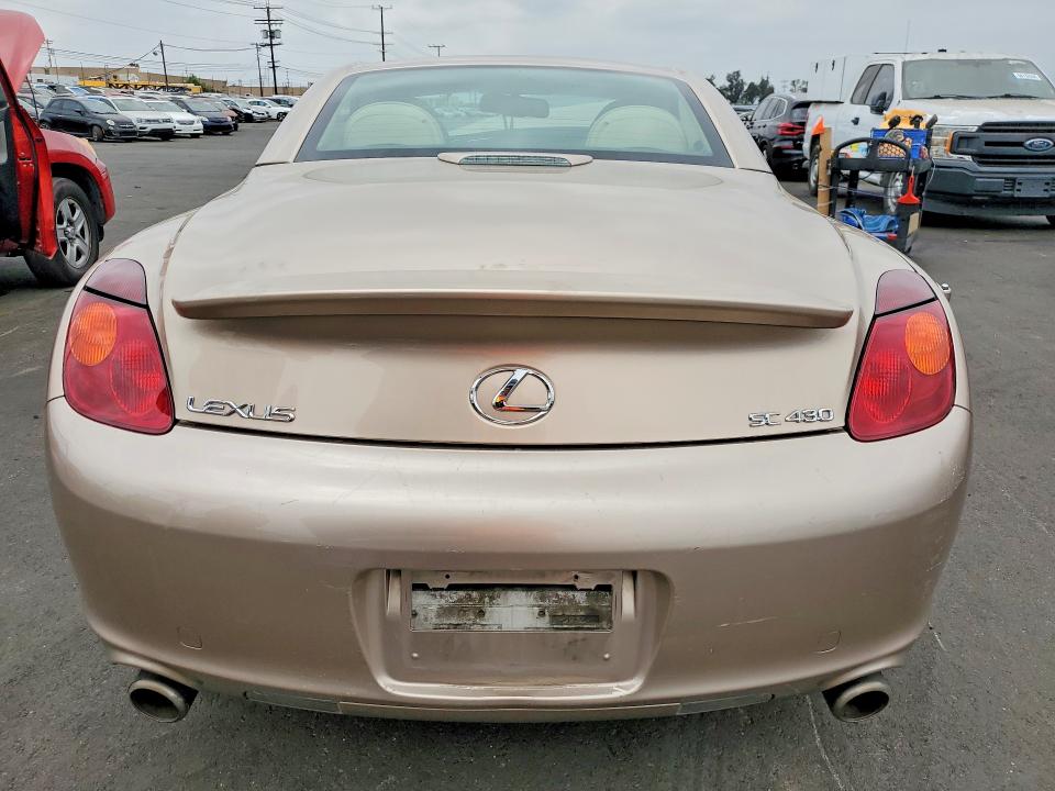 58126106 :رقم المزاد ، JTHFN48Y740057474 vin ، 2004 Lexus Sc مزاد بيع