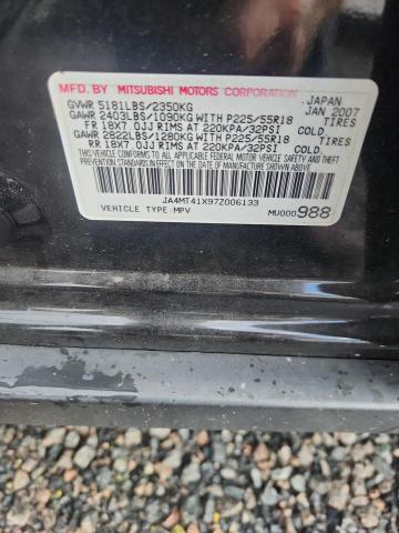 56574406 :رقم المزاد ، JA4MT41X97Z006133 vin ، 2007 Mitsubishi Outlander مزاد بيع