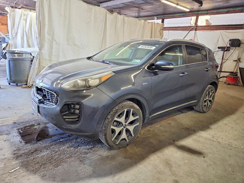 2017 Kia Sportage მანქანა იყიდება აუქციონზე, vin: KNDPRCA68H7104506, აუქციონის ნომერი: 56393936