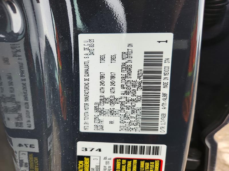 2025 Toyota Tacoma მანქანა იყიდება აუქციონზე, vin: 3TYLD5KN7ST013761, აუქციონის ნომერი: 58326906