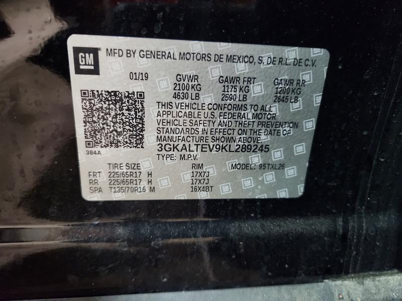 Продажа на аукционе авто 2019 Gmc Terrain, vin: 3GKALTEV9KL289245, номер лота: 57352186