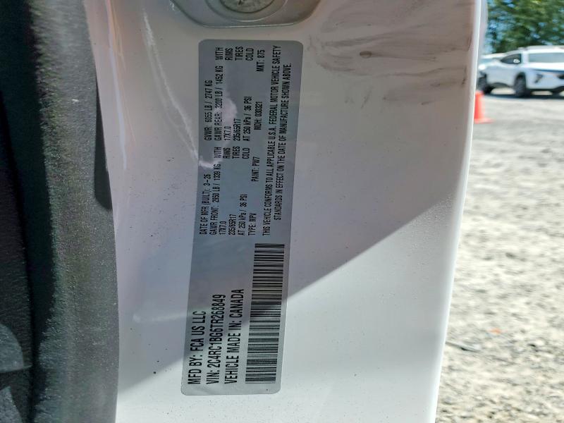 2026 Chrysler Pacifica მანქანა იყიდება აუქციონზე, vin: 2C4RC1BG6TR268849, აუქციონის ნომერი: 58390236