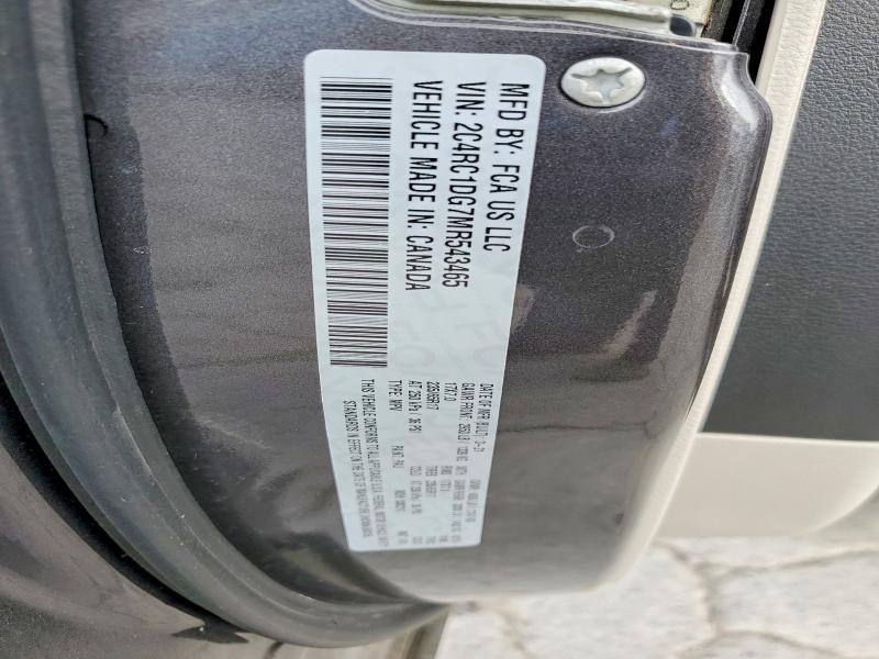 Продаж на аукціоні авто 2021 Chrysler Voyager, vin: 2C4RC1DG7MR543465, номер лоту: 58477416