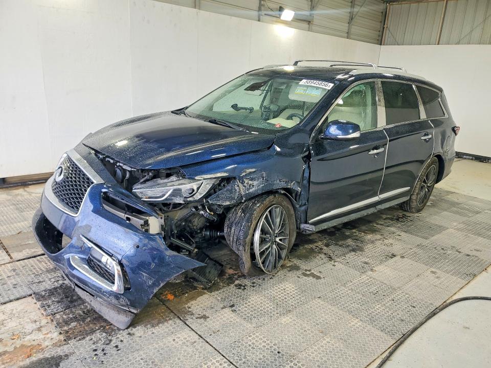 58945856 :رقم المزاد ، 5N1DL0MM2HC526870 vin ، 2017 Infiniti Qx60 مزاد بيع