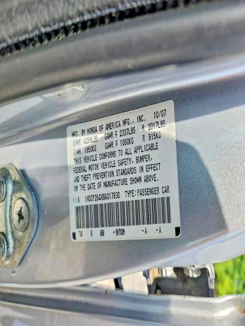 Продаж на аукціоні авто 2008 Honda Accord, vin: 1HGCP264X8A017930, номер лоту: 55946036