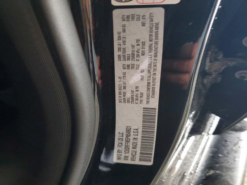 Продаж на аукціоні авто 2023 Ram 1500, vin: 1C6SRFFM5PN549631, номер лоту: 55093986