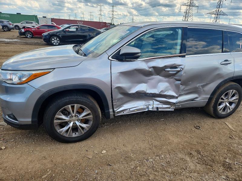 2015 Toyota Highlander მანქანა იყიდება აუქციონზე, vin: 5TDKKRFH6FS067700, აუქციონის ნომერი: 58391656