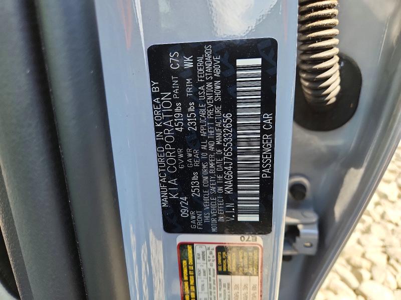 Aukcja sprzedaży 2025 Kia K5, vin: KNAG64J76S5332656, numer aukcji: 85635345