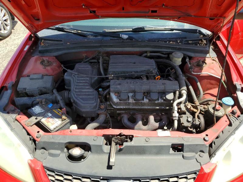 2004 Honda Civic მანქანა იყიდება აუქციონზე, vin: 1HGEM221X4L001903, აუქციონის ნომერი: 58644276