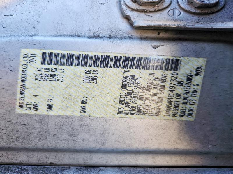 56440746 :رقم المزاد ، 1N4AA5AP4EC497320 vin ، 2014 Nissan Maxima مزاد بيع