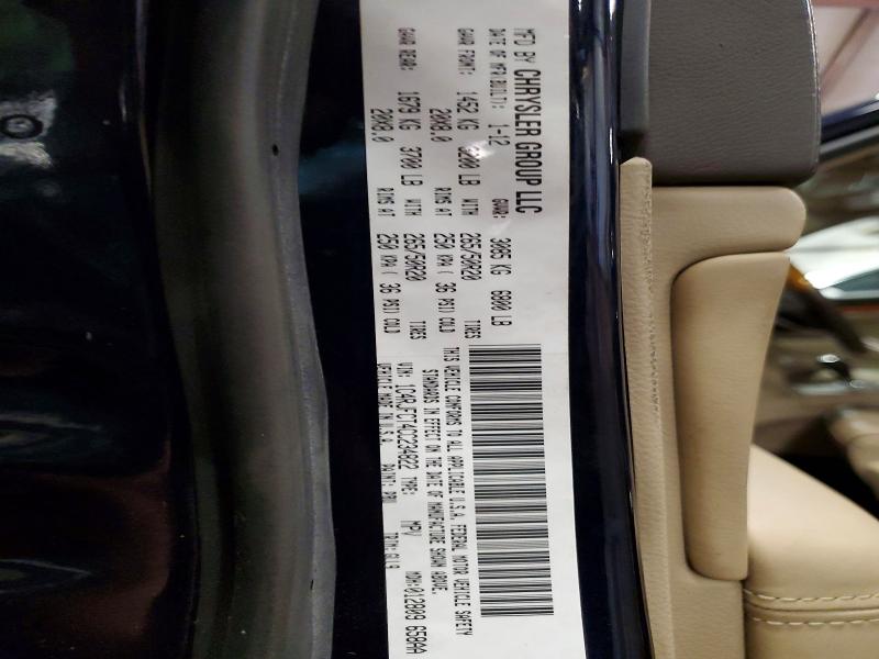Aukcja sprzedaży 2012 Jeep Grand Cherokee, vin: 1C4RJFCT4CC234822, numer aukcji: 57395306