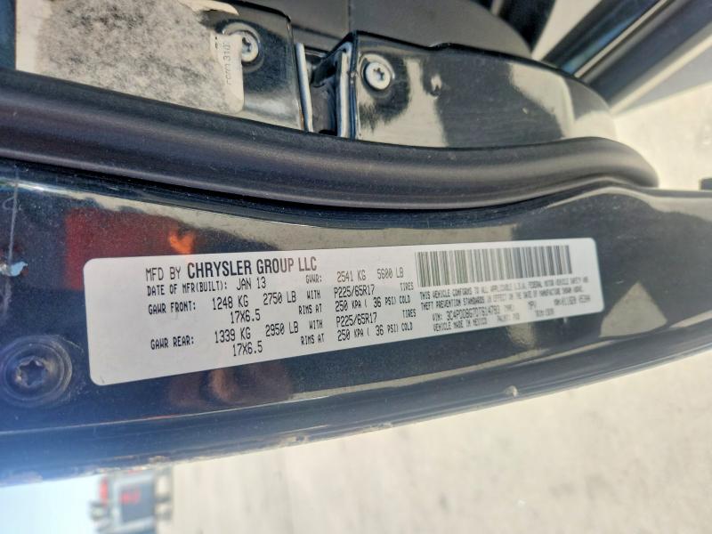 74514495 :رقم المزاد ، 3C4PDDBG7DT614783 vin ، 2013 Dodge Journey مزاد بيع