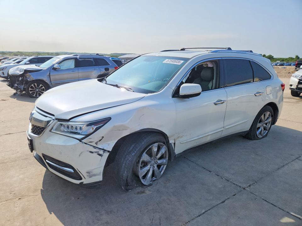 Продажа на аукционе авто 2014 Acura Mdx, vin: 5FRYD3H85EB007729, номер лота: 57598936