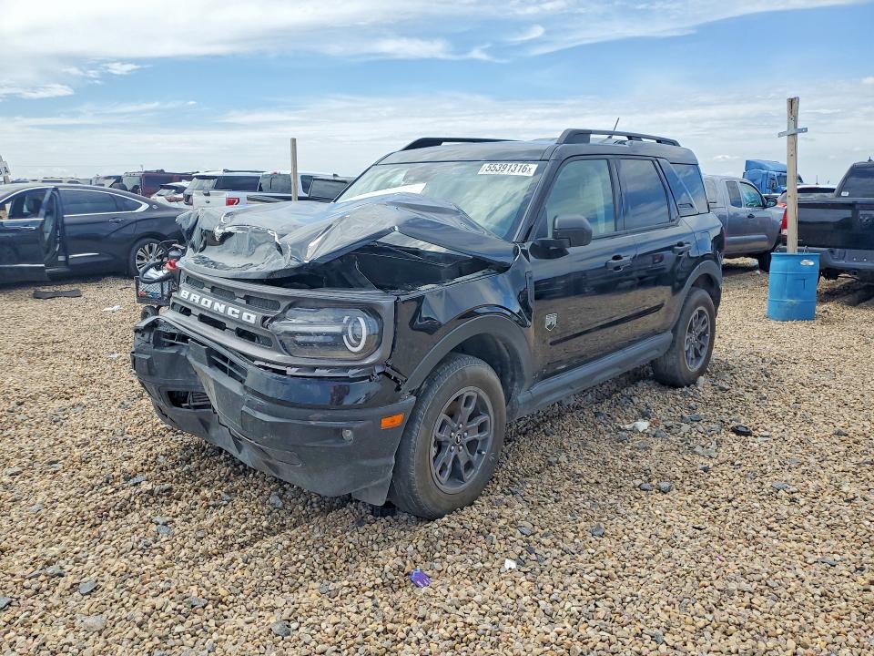 Auction sale of the 2024 Ford Bronco Sport, vin: 3FMCR9B67RRF43900, lot number: 55391316