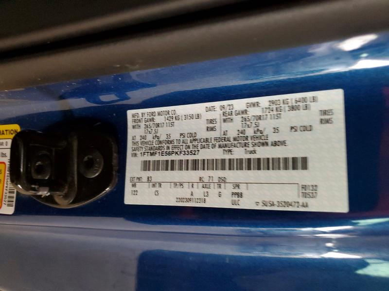 Продажа на аукционе авто 2023 Ford F150, vin: 1FTMF1E56PKF33527, номер лота: 58588936
