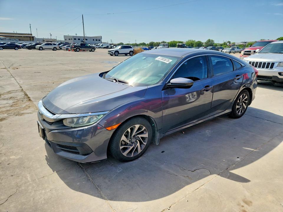 2018 Honda Civic მანქანა იყიდება აუქციონზე, vin: 19XFC2F76JE009148, აუქციონის ნომერი: 57903676