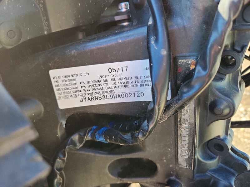Aukcja sprzedaży 2017 Yamaha Fz09, vin: JYARN53E9HA002120, numer aukcji: 57209676
