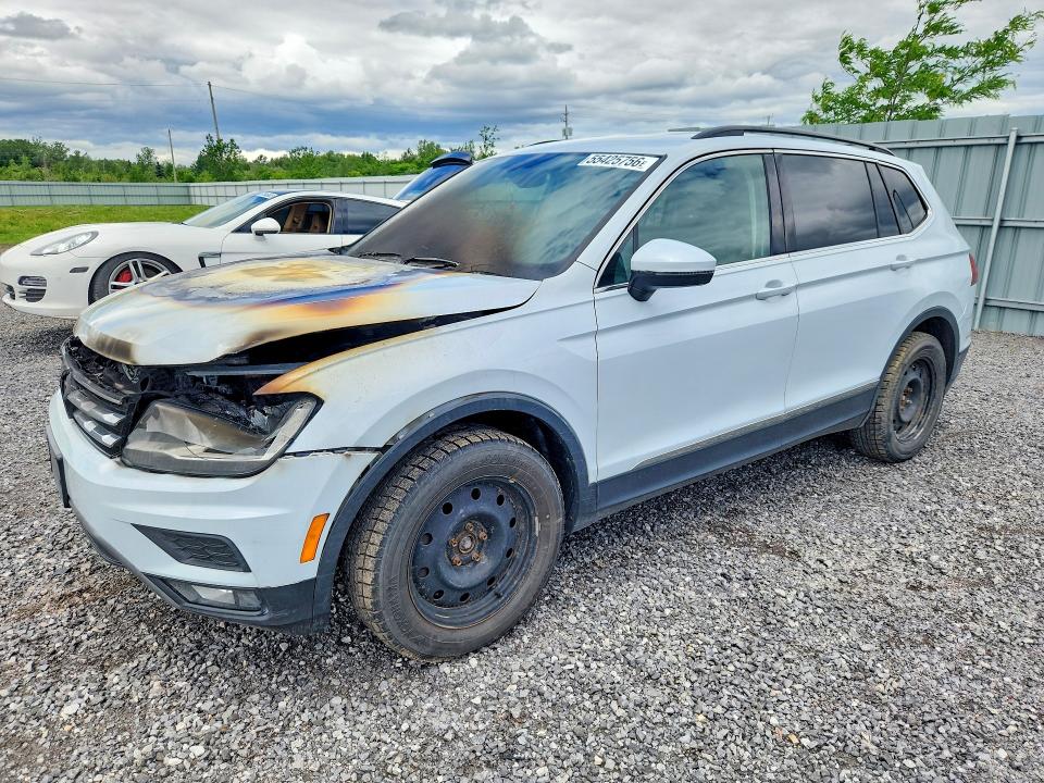 2018 Volkswagen Tiguan მანქანა იყიდება აუქციონზე, vin: 3VV2B7AX0JM166493, აუქციონის ნომერი: 55425756