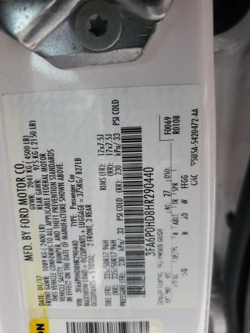 Продаж на аукціоні авто 2017 Ford Fusion, vin: 3FA6P0HD8HR290440, номер лоту: 55357606