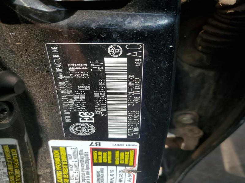 Aukcja sprzedaży 2010 Toyota Matrix, vin: 2T1KU4EE9AC379158, numer aukcji: 56582276