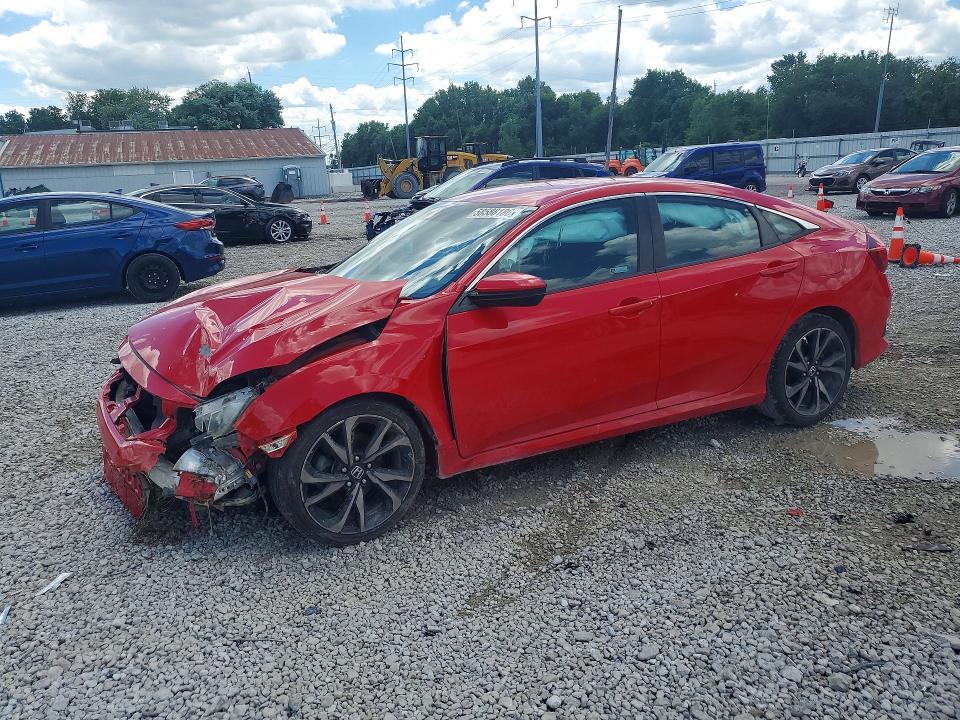 Продаж на аукціоні авто 2019 Honda Civic, vin: 2HGFC2F88KH548547, номер лоту: 58588186