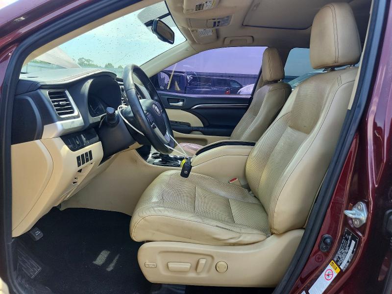 2015 Toyota Highlander მანქანა იყიდება აუქციონზე, vin: 5TDDKRFH3FS134407, აუქციონის ნომერი: 56852266
