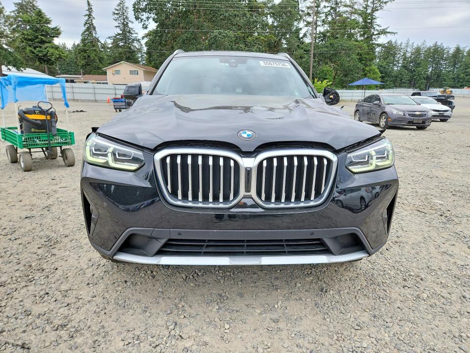 2022 Bmw X3 მანქანა იყიდება აუქციონზე, vin: 5UX53DP06N9J50688, აუქციონის ნომერი: 55675756