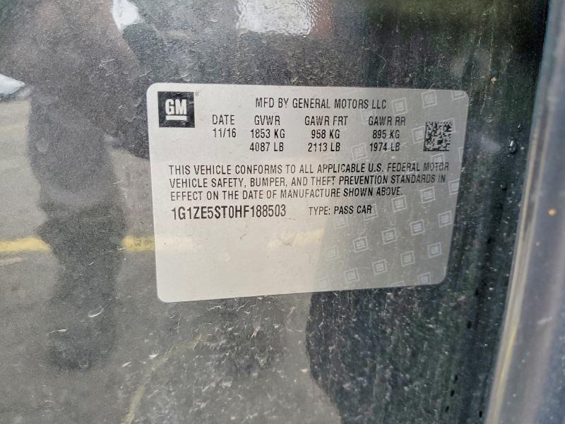 Продаж на аукціоні авто 2017 Chevrolet Malibu, vin: 1G1ZE5ST0HF188503, номер лоту: 57473346