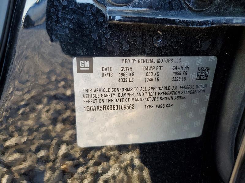 Aukcja sprzedaży 2014 Cadillac Ats, vin: 1G6AA5RX3E0109562, numer aukcji: 58783466