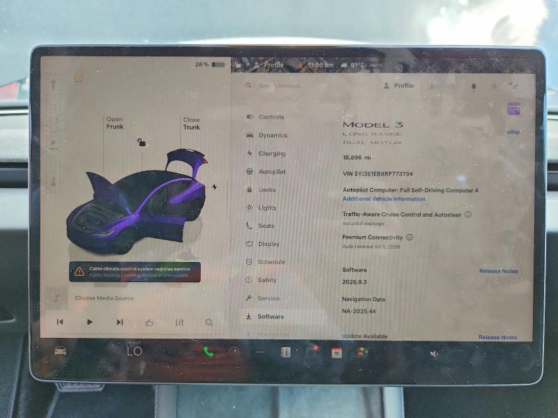 Aukcja sprzedaży 2024 Tesla Model 3, vin: 5YJ3E1EBXRF773734, numer aukcji: 56072456