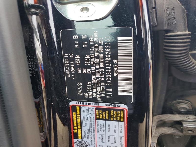 Aukcja sprzedaży 2024 Kia K5, vin: 5XXG64J27RG262551, numer aukcji: 55724066