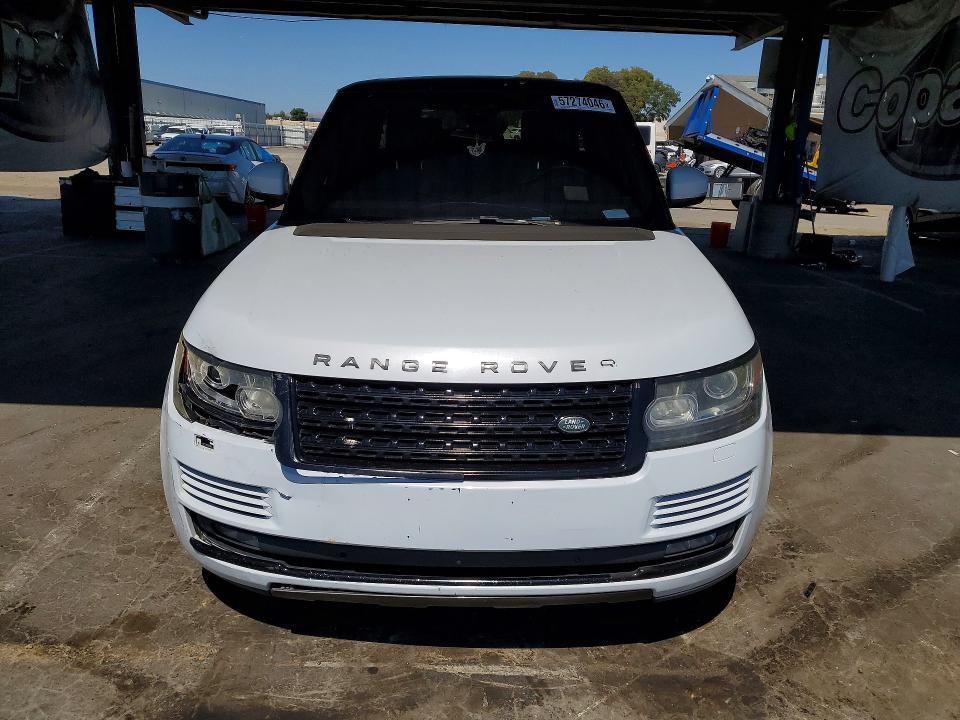 2017 Land Rover Range Rover მანქანა იყიდება აუქციონზე, vin: SALGS2FE0HA361797, აუქციონის ნომერი: 57274046